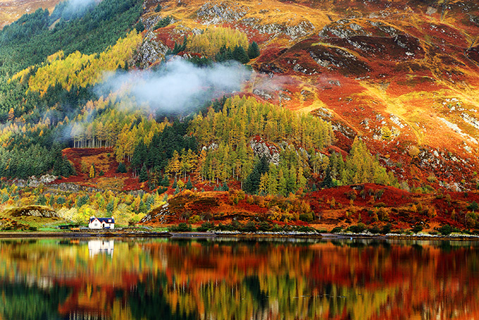 Красочная осенняя Шотландия